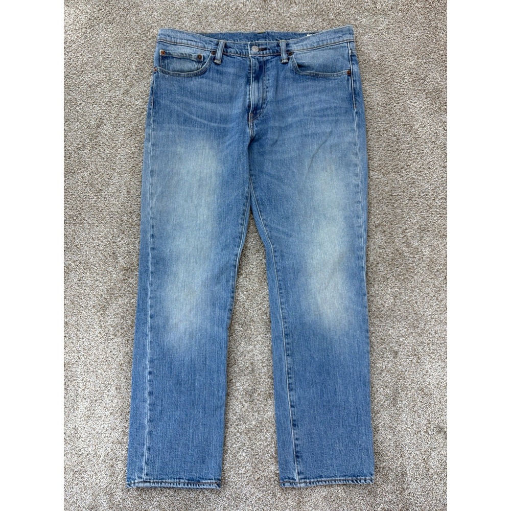 Levis White Oak Cone Denim 511 Slim Fit Jeans Mens 36x30 Blue Light Wash Stretch